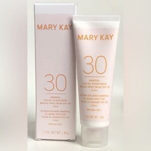 MARY KAY MINERAL FACIAL SUNSCREEN BROAD SPECTRUM SPF 30/MOISTURIZER~01/26 NIB